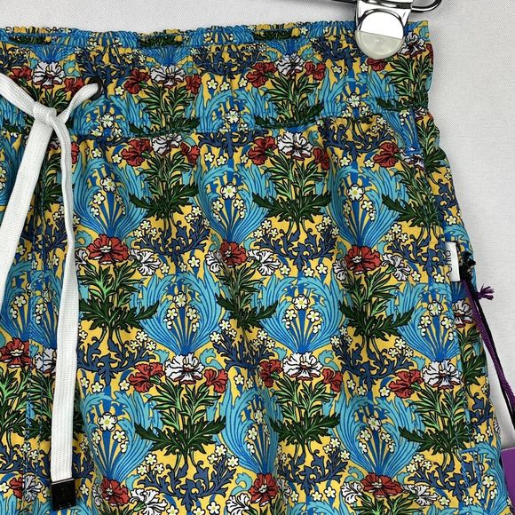 NWT Onia Mens Small Charles 7 Swim Trunks Floral Coral Vines Liberty Lined $225 - Picture 8 of 16
